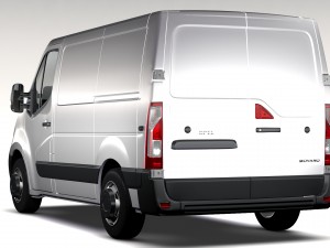 opel movano l1h1 van 2016 3D Model