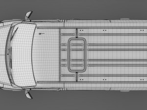 opel movano l1h1 van 2016 3D Model