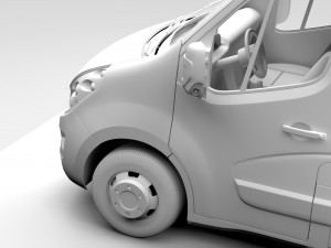 opel movano l1h1 van 2016 3D Model