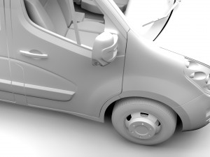 opel movano l1h1 van 2016 3D Model