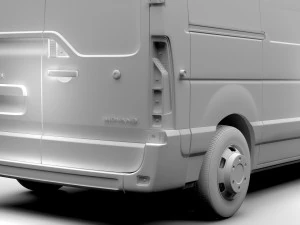 opel movano l1h1 van 2016 3D Model