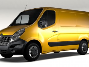 renault master l1h1 van 2017 3D मॉडल