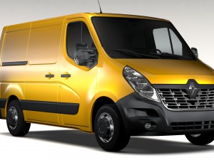 renault master l1h1 van 2017 3D मॉडल