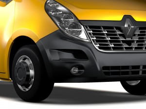 renault master l1h1 van 2017 3D मॉडल