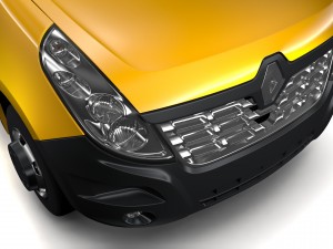 renault master l1h1 van 2017 3D मॉडल