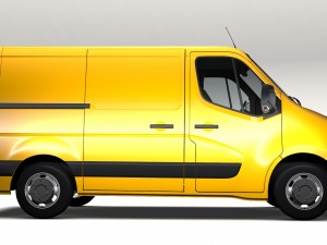 renault master l1h1 van 2017 3D मॉडल