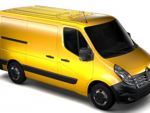 renault master l1h1 van 2017 3D मॉडल