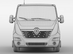 renault master l1h1 van 2017 3D मॉडल