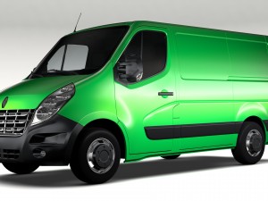 renault mater l1h1 van 2010 3D Model