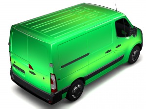 renault mater l1h1 van 2010 3D Model