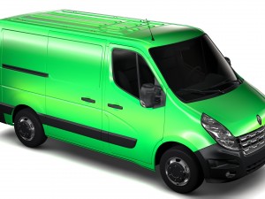 renault mater l1h1 van 2010 3D Model