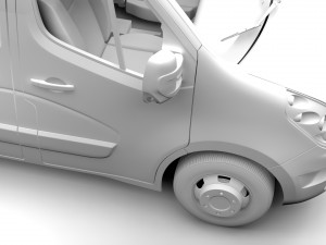 renault mater l1h1 van 2010 3D Model