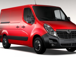 vauxhall movano l1h1 van 2016 3D Модель