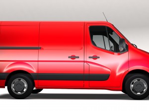 vauxhall movano l1h1 van 2016 3D Модель