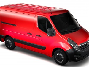 vauxhall movano l1h1 van 2016 3D Модель