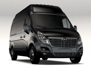 opel movano l2h3 van 2016 Modelo 3D
