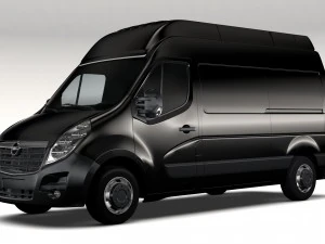 opel movano l2h3 van 2016 3D Model