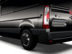 opel movano l2h3 van 2016 Modelo 3D