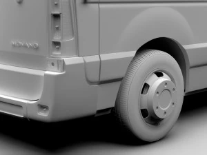 opel movano l2h3 van 2016 3D Model