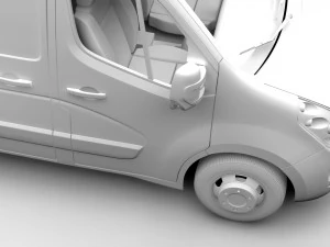 opel movano l2h3 van 2016 3D Model