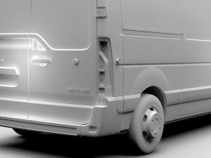 opel movano l2h3 van 2016 Modelo 3D