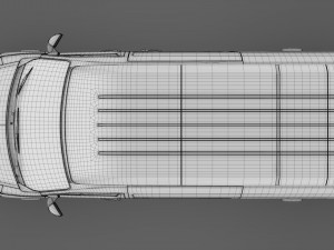 opel movano l2h3 van 2016 Modelo 3D
