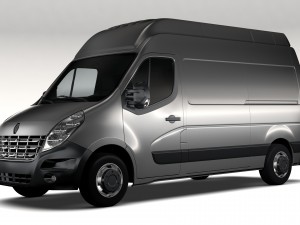 renault master l2h3 van 2010 Modèle 3D