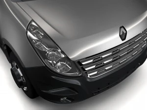 renault master l2h3 van 2010 3D Model