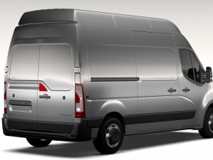 renault master l2h3 van 2010 Modèle 3D