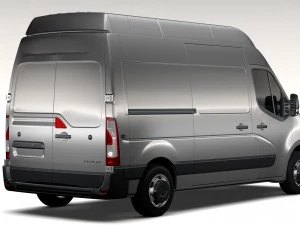 renault master l2h3 van 2010 3D Model