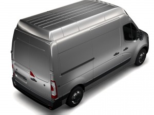 renault master l2h3 van 2010 Modèle 3D