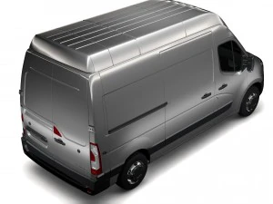 renault master l2h3 van 2010 3D Model