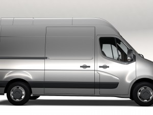 renault master l2h3 van 2010 Modèle 3D
