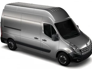 renault master l2h3 van 2010 3D Model