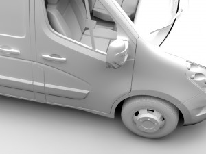 renault master l2h3 van 2010 Modèle 3D