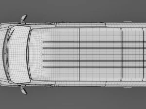 renault master l2h3 van 2010 3D Model