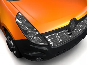 renault master l2h3 van 2017 3D Model