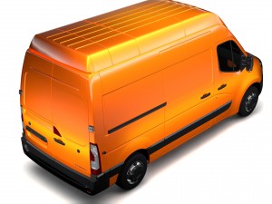 renault master l2h3 van 2017 Modelo 3D