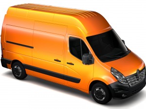 renault master l2h3 van 2017 Modelo 3D