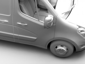 renault master l2h3 van 2017 Modelo 3D