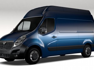 vauxhall movano l2h3 van 2016 3D Model