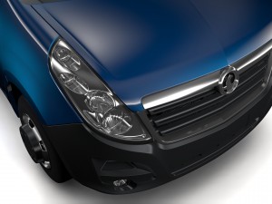 vauxhall movano l2h3 van 2016 3D Model