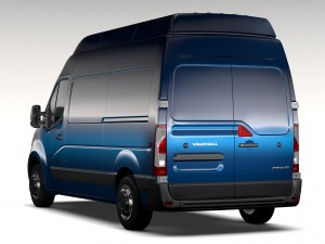 vauxhall movano l2h3 van 2016 3D Model