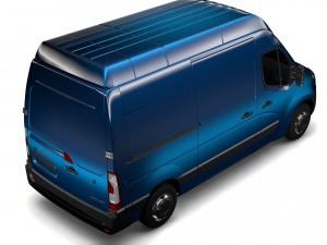 vauxhall movano l2h3 van 2016 3D Model