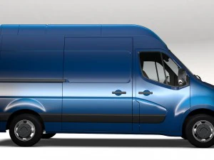vauxhall movano l2h3 van 2016 3D Model