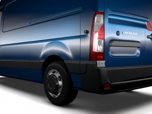 vauxhall movano l2h3 van 2016 3D Model