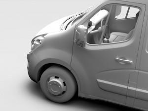 vauxhall movano l2h3 van 2016 3D Model