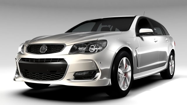 holden commodore sv6 sportwagon vf series ii 2016 3D 모델 .c4d .max .obj .3ds .fbx .stl .blend 