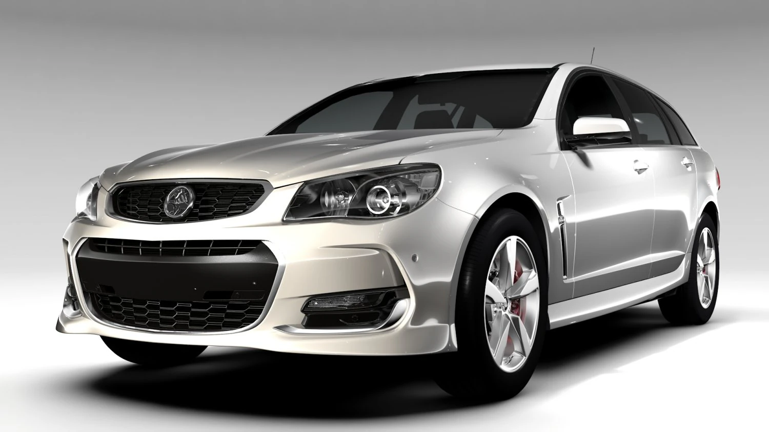 holden commodore sv6 sportwagon vf series ii 2016 3D Model .c4d .max .obj .3ds .fbx .stl .blend 