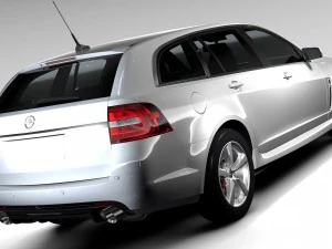 holden commodore sv6 sportwagon vf series ii 2016 3D Model
